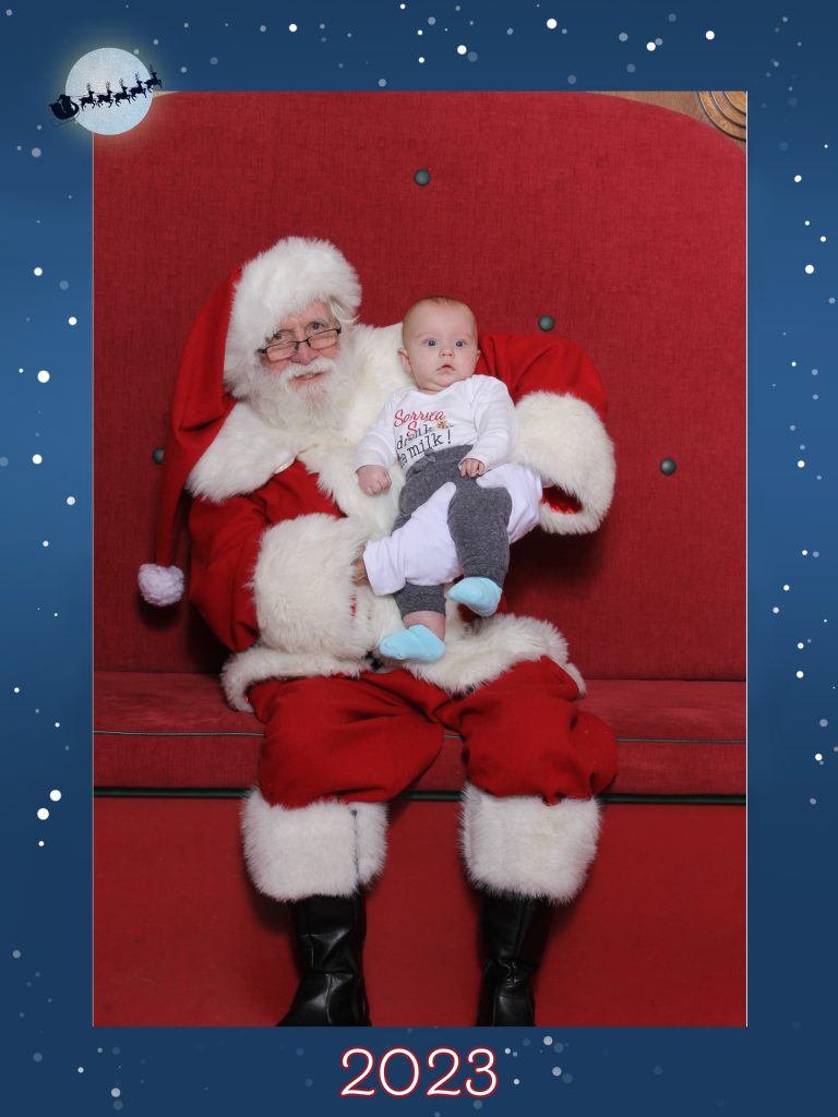 Santa at the mall